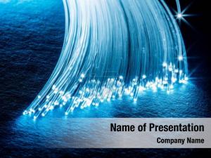 Blue Optic Fibers
