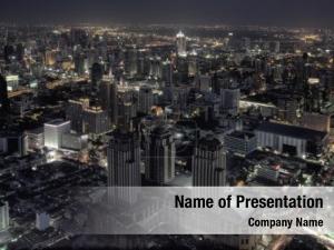 Night City PowerPoint Template