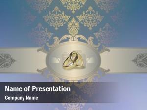 Elegant Pattern Invitation PowerPoint Template