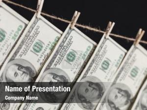 Money Cleaning PowerPoint Template