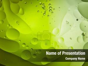 Abstract Green Circles PowerPoint Template