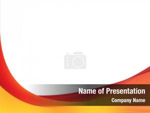 Orange Curves PowerPoint Template