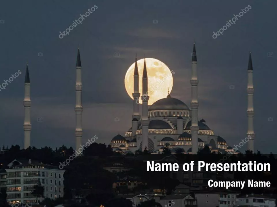 Mosque In Moonlight