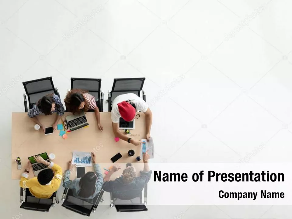 Meeting Top View Flat Design