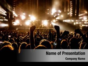 Concert Crowd PowerPoint Template