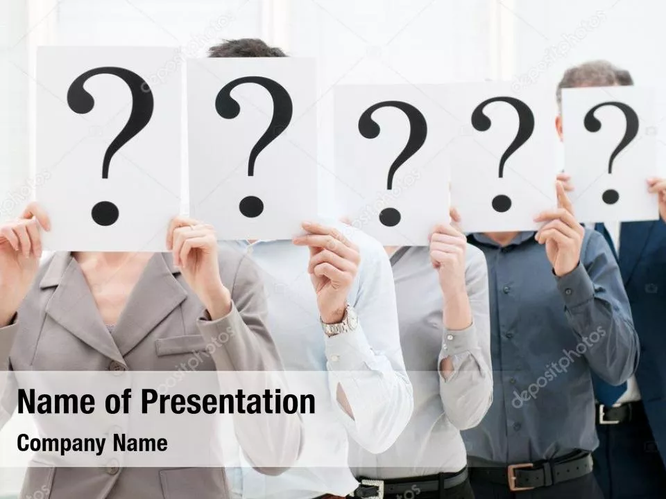 Faces With Question Marks