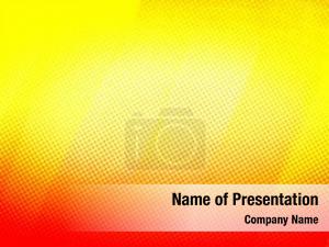 Gradient Yellow to Red PowerPoint Template