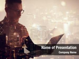 Digital Business Technology PowerPoint Template