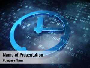 Time Concept in Digital PowerPoint Template