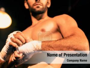 Fist Fighter PowerPoint Template