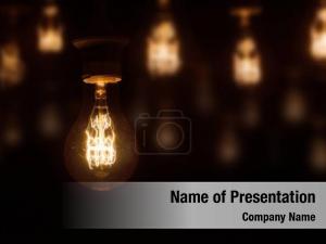 Incandescent Lighting PowerPoint Template