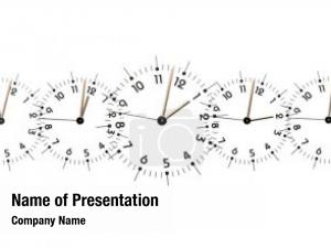 Clock Faces PowerPoint Template