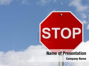 Stop PowerPoint Template