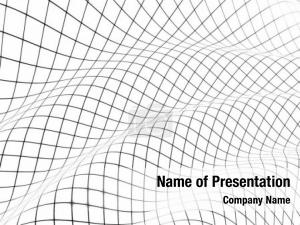 Grid and Wave PowerPoint Template