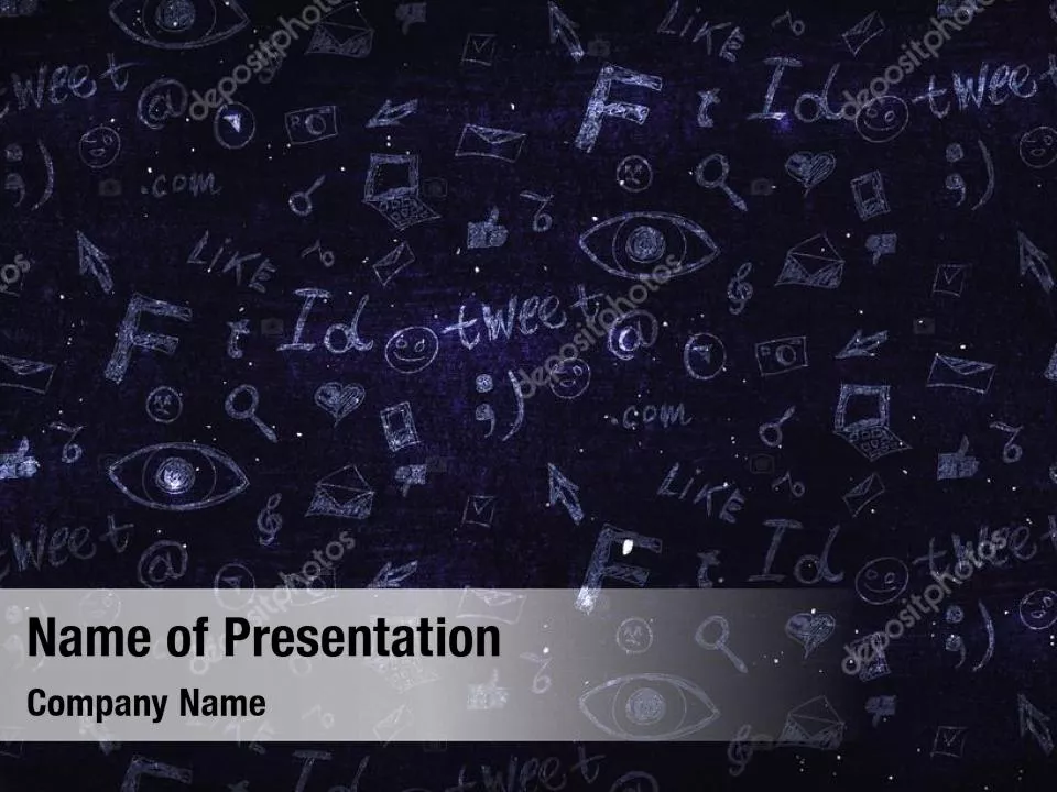 Pattern with Social Media And Technology Icons