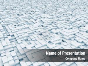 Distorted Surface PowerPoint Template