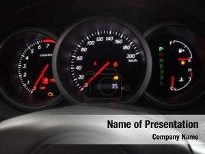 Car Dashboard PowerPoint Template