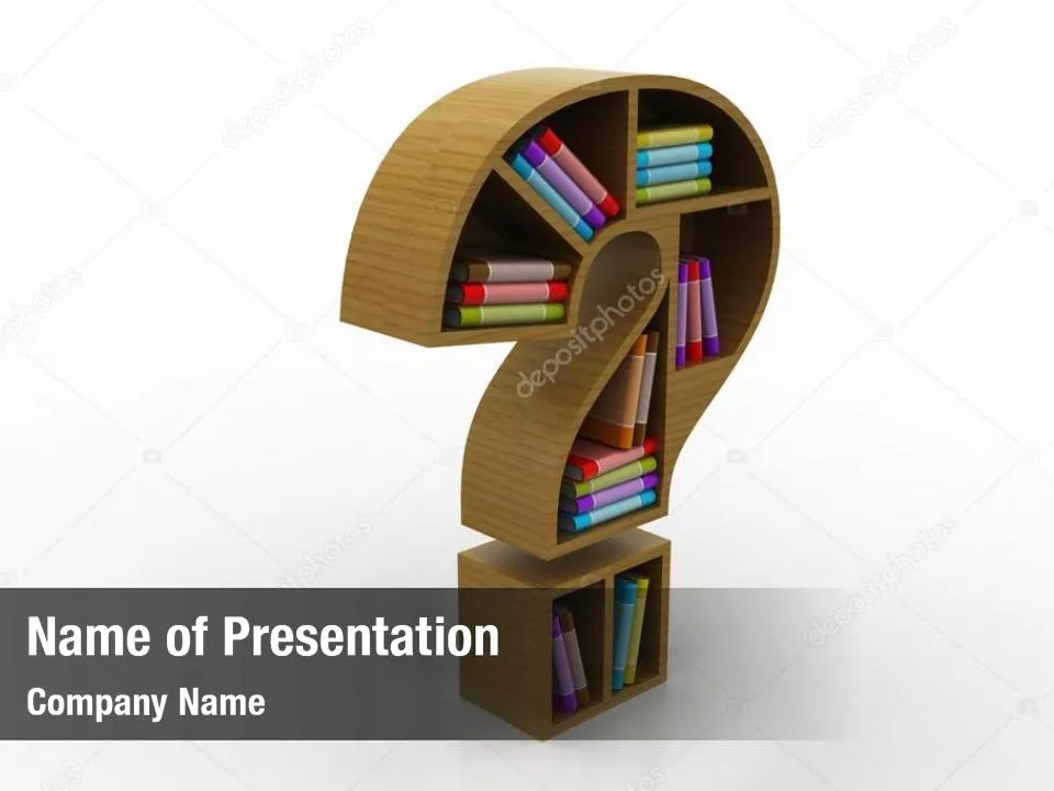 Question Mark With Books