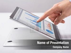 Touching Report Research Data PowerPoint Template