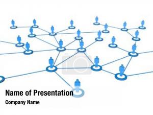 People Network Connections PowerPoint Template