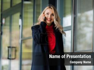 Successful Business Woman PowerPoint Template