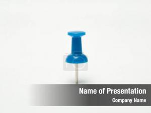 Blue Pin PowerPoint Template