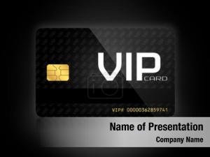 VIP Card PowerPoint Template