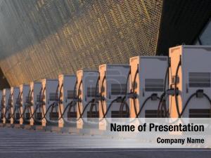Car Charging Stations PowerPoint Template