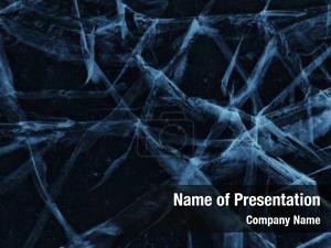 Abstract Broken Ice PowerPoint Template