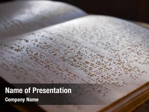 Braille Book PowerPoint Template
