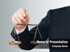 Holding Balance PowerPoint Template