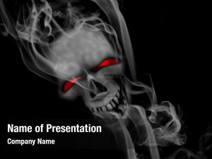 Smoke Skulls PowerPoint Template