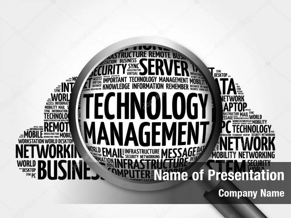 Technology Management Word Cloud