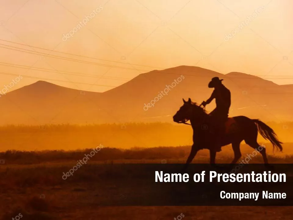 Cowboy On The Wild Mustang