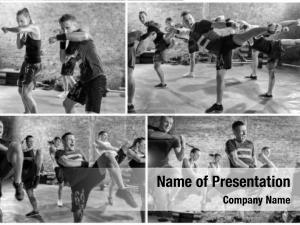 Fitness Collage PowerPoint Template