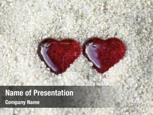 Two Hearts PowerPoint Template