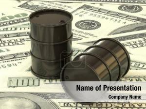 Oil Dollar PowerPoint Template