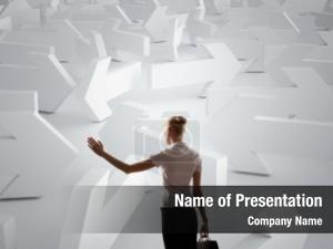 Finding Way Out PowerPoint Template