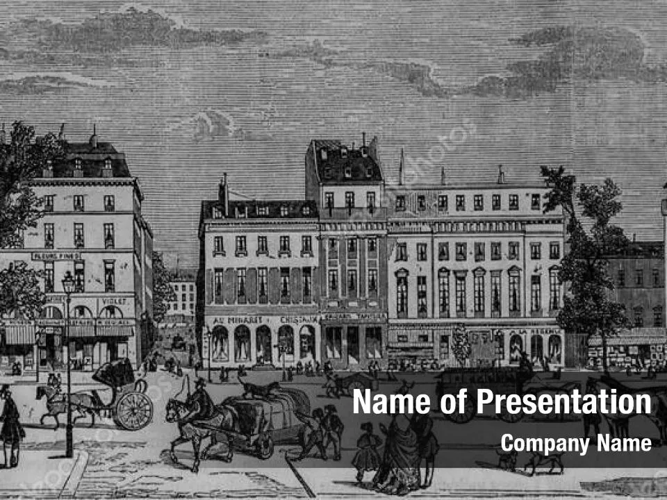 Old City Art Drawing