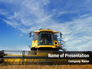 Combine Harvester PowerPoint Template