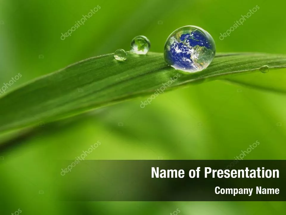 Planet Earth Dew Drop