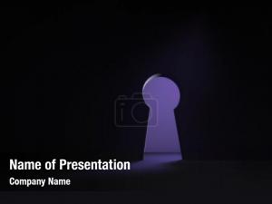 Key and Keyhole PowerPoint Template