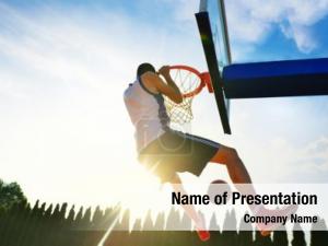 Street Basketball PowerPoint Template