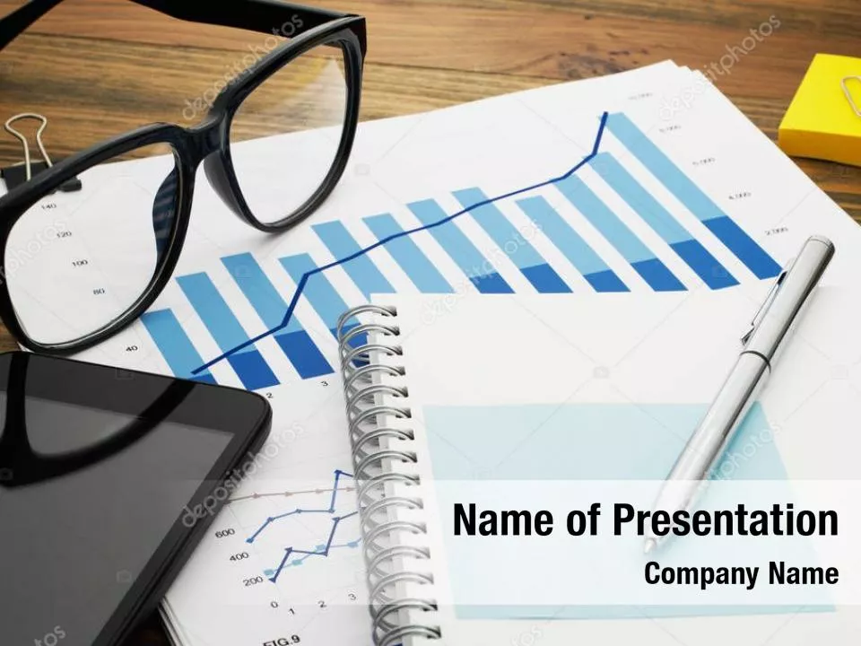 Table with Notebook Smartphone and Reports