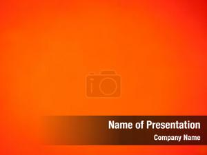 Orange Background PowerPoint Template