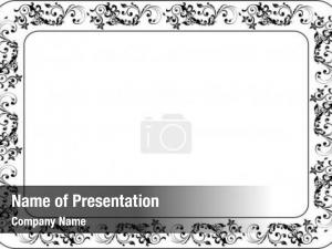 Certificate of Achievement Frame PowerPoint Template
