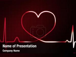 Love Heartbeat PowerPoint Template