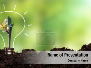 World Energy Bulb PowerPoint Template