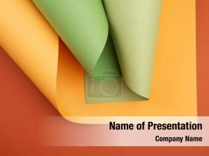Paper Sheets Abstract PowerPoint Template