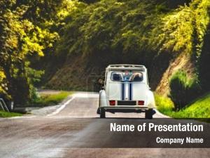 Driving on Winding Road